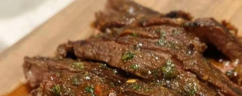 ½ lb de carne asada de sirloin